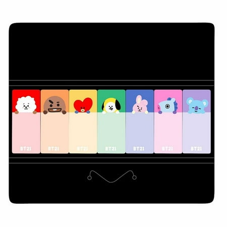 cartoon memo sticker kpop bts bt21 blackpink cute sticky notes supplies