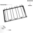 thumbnail image 7 of Colourtree Wine Glasses Rack Under Cabinet Stemware, Hanger Wire Wine Glass Holder Storage, 7 of 7