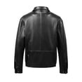 thumbnail image 5 of Reed Men's New Zealand Lambskin Leather Jacket (LargeTall, Black), 5 of 11