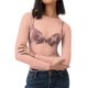 thumbnail image 1 of Blusa AKEWEI de malla transparente de manga larga para mujer, 1 of 4