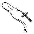 thumbnail image 6 of MRLESS Cross Pendant Car Rear View Mirror Hanging Ornament Church Car Interior Decoration Craftsmanship Wooden Charm, 6 of 8