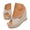 Beige, variant on Fiaer Wedges Rhinestone Platform Sandals for Women Summer Bow Plus Size Open Toe Sandals Vacation Beach Boho Sandals Black 9.5