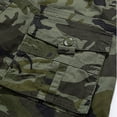 thumbnail image 4 of Stamzod Cargo Short For Men Multi Pockets Camo Outdoor Work Hiking Shorts With Zipper Button Down Cotton Casual Athletic Shorts On Clearance, 4 of 6