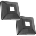 thumbnail image 5 of FRCOLOR 2Pcs Black Split Post Caps Plastic Post Skirts for Outdoor Porch and Stair Railings, 5 of 7