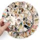 thumbnail image 2 of Paquete de pegatinas con forma de gato con dibujos animados, 100 unidades, vinilo Kawaii, impermeabl, 2 of 2