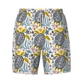 thumbnail image 4 of Lsque Mens Swim Trunks Sea Turtle Pattern - Bathing Suit Compression Liner - Beach Swim Shorts Swimwear - (S-3XL) - Stretch Quick Dry -Small, 4 of 9