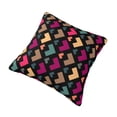 thumbnail image 3 of YFYANG Square Decorative Throw Pillow Case (Without Pillow Insert), Abstract Polygon Pattern Bedroom Sofa Car Cushion Cover, 24"x24", 3 of 9
