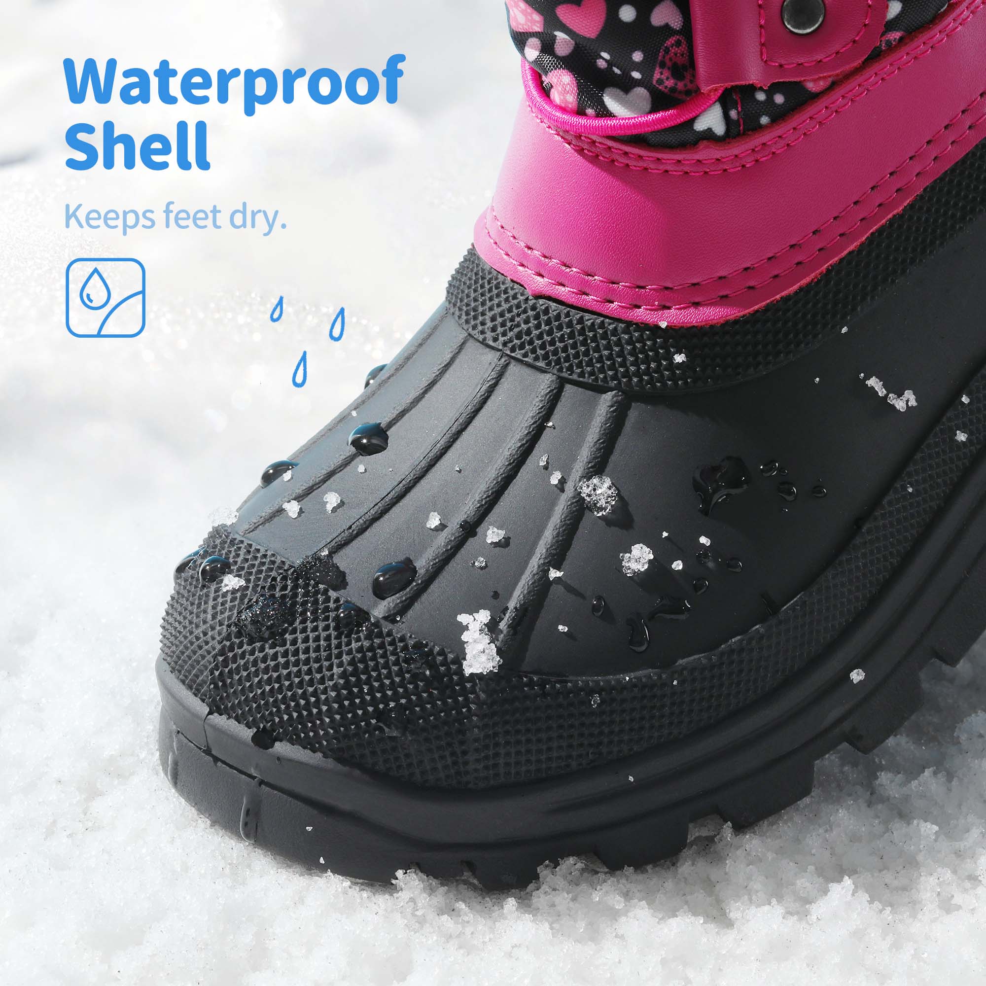 Dream Pairs Kids' Insulated Snow Boots with Thermolite photo 4