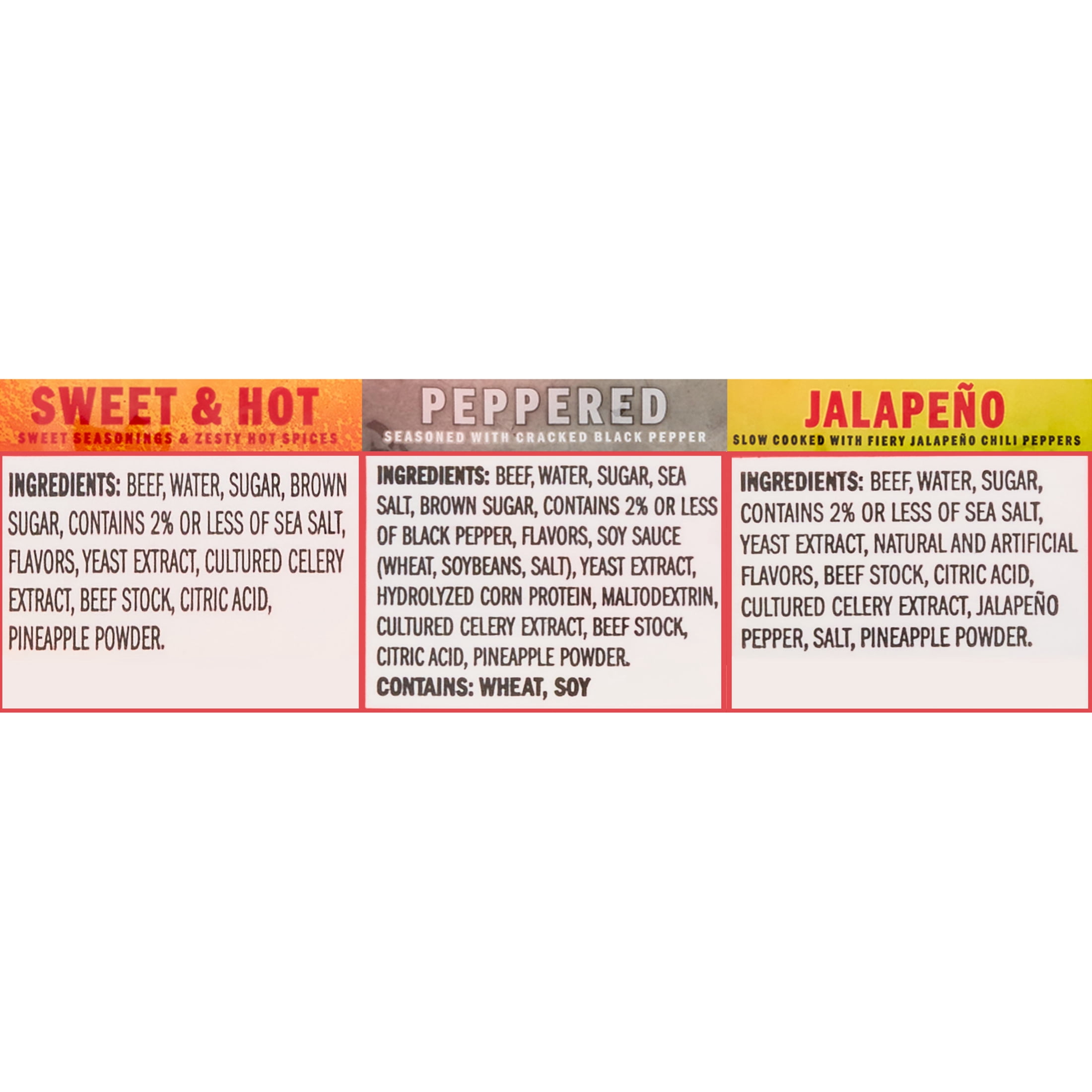 15 Pack - Jack Link's Bulk Beef Jerky Jalapeño, Peppered, Sweet & Hot Flavored Variety Pack, (15 - 1.25 oz. Bags), Snack Sized Packs