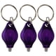 thumbnail image 1 of Mini linterna LED Luz púrpura Antorcha UV Llavero Lámpara Llavero de bolsillo Antorcha 3 Piezas kenally  EL4364-00B, 1 of 2
