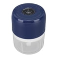 thumbnail image 3 of Picadora de ajo eléctrica, picadora de cebolla, procesador de alimentos portátil, carga USB para verduras, pimienta, comida para bebés, condimentos, 250 ml, azul, 3 of 14