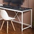 thumbnail image 4 of Olympus Wood and Metal Corner Desk, 4 of 6