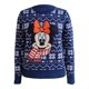 thumbnail image 1 of Suéter Minnie Mouse Para Mujer Talla M Estilo Navideño Color Azul, 1 of 4