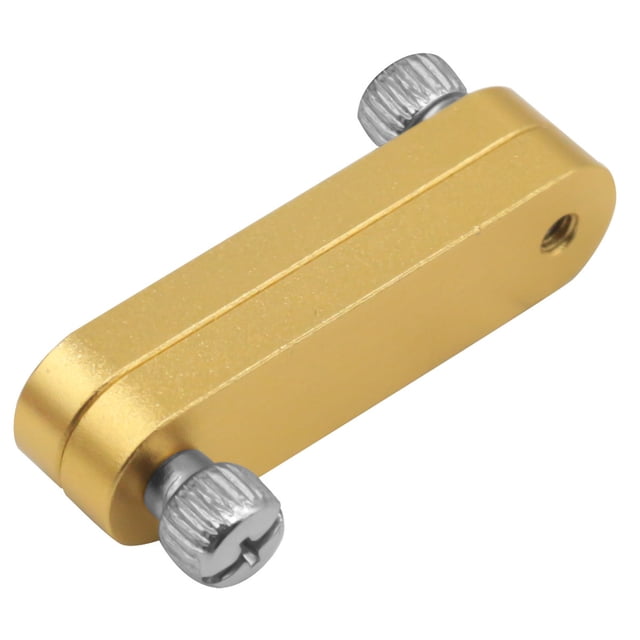 Mistaha Compact Aluminum Alloy Woodworking Ruler Locator Tool with Steel Ruler Stop - Yellow