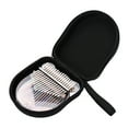 thumbnail image 2 of 17-Key Kalimba Thumb Piano Transparent Acrylic Material with Carry Bag Musical Note Stickers Tuning Hammer Cleaning Cloth Musical Gift, 2 of 7