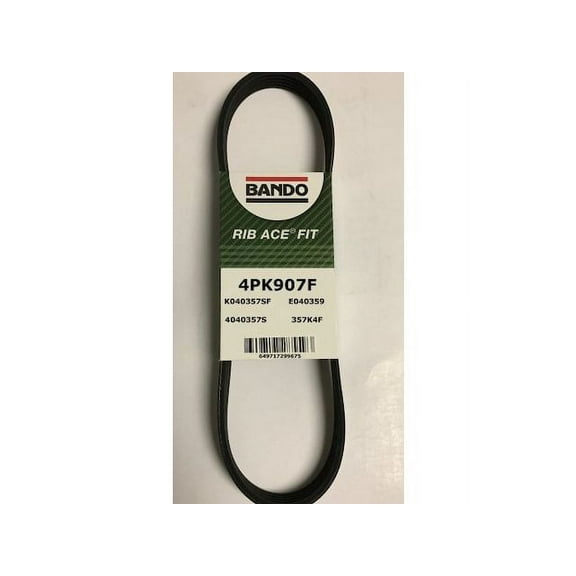 Accessory Drive Belt - Compatible with 2010 - 2019 Ford Taurus 2011 2012 2013 2014 2015 2016 2017 2018