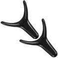 thumbnail image 1 of TABLETREANDS 2Ud Pared Para Colgar Abrigos Con Acero Zinc Negro, 1 of 7