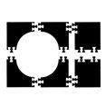 thumbnail image 3 of 6pcs Backboards Wall Protector Eva Spliced Backboards Board Surround Ring For 45cm Board Lovers, 3 of 5