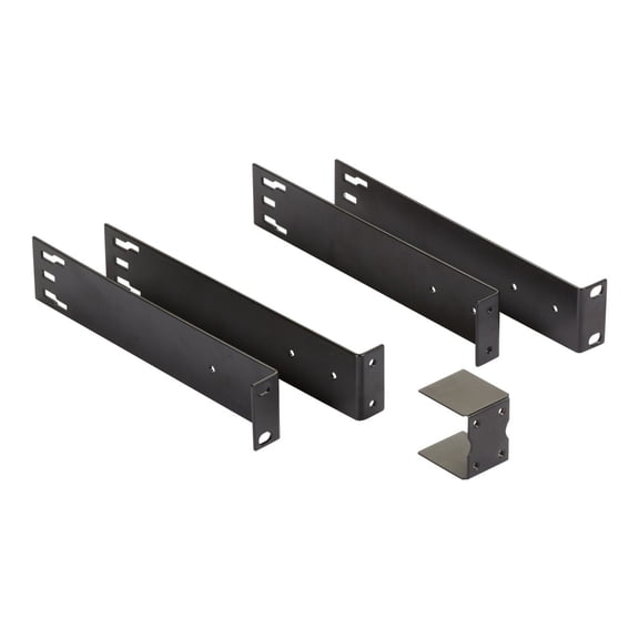 Black Box Rack Mount for KVM Extender, KVM Switch - Black - TAA Compliant (rmk2104)
