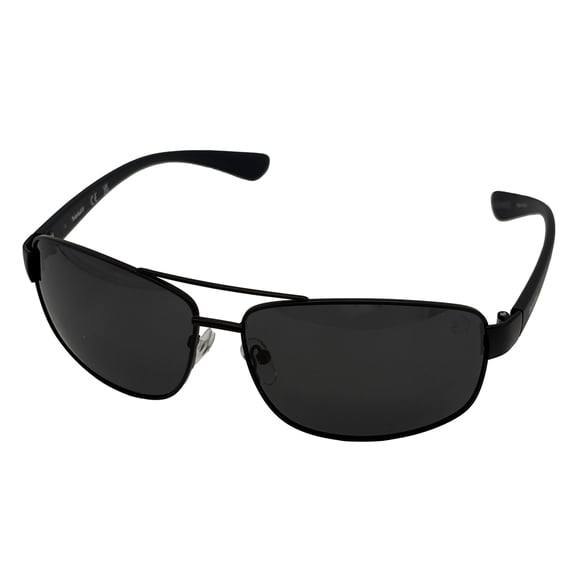 Timberland Sunglass Mens Dark Gunmetal Rectangle, Polarized Lens TU00007 2R