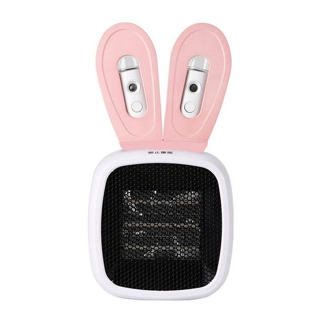 TISHITA Portable Electric Heater, Humidifier, Small Personal Mini 800W Adjustable Ptc Ceramic Heating Blower, for home and indoor Bathroom