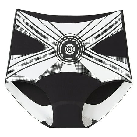 Xingpeng Maternity Panties Black L Women s High Waisted Ice Silk Shaping Underwear with Abdomen and Buttocks Shaping Underwear