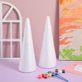 2 Craft Cone White Cones Christmas Tree DIY Home Craft Project
