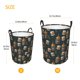 thumbnail image 3 of Fotbe Cigar Cesto de Ropa con Asas, Cesto Impermeable de Gran Capacidad, Bolsa de Lavado para Dormitorio, Cesto de Ropa con Ruedas y Asas-Medium, 3 of 6