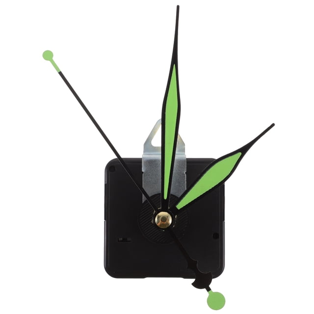 Miangastore 1 Set Glow In The Dark Clock Hands Kit Quartz Clock Movement Replacement Clock Motor Kit