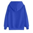 thumbnail image 2 of kamemir Lightweight Hoodie Women Womens Oversized Sweatshirt 2025 Casual Crewneck Long Sleeve Colorblock Pullover Tunic Tops Outfits(Blue,XXL), 2 of 3