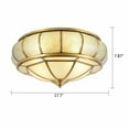 thumbnail image 2 of Luxury Round Lamp Modern Chandelier Flush Mount Ceiling Light Home Lamp Decor E26 Without Bulb, 2 of 13