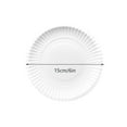 thumbnail image 2 of Paper Plates 6 Inch, 100 Pack Disposable Heavy Duty Paper Plates, Compostable Biodegradable Small Plates for Dessert Cake Appetizer, Leak-Proof Grade White Paper Trays for Parties Picnics Daily Use, 2 of 6