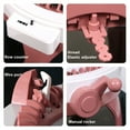 thumbnail image 5 of 48 Needles Knitting Machine with Row Counter and Plain/Tube Weave Conversion Key, Efficiently DIY Scarf Hat SockPink, 5 of 10