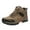 Khaki, variant on IUJSOY Hiking Boots for Men Waterproof High Top Lace up Outdoor Sneakers Anti-Slip Ankle Boots