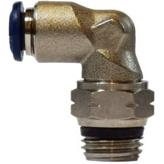 5/16 X 1/4 PixMIP Swivel Elb NPlated, Nickel Plated Push In Fittings, Brass Fittings