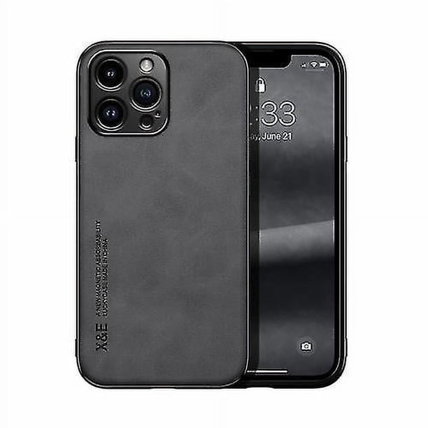 Funda de cuero magnética con tacto de piel para iPhone 14 Pro