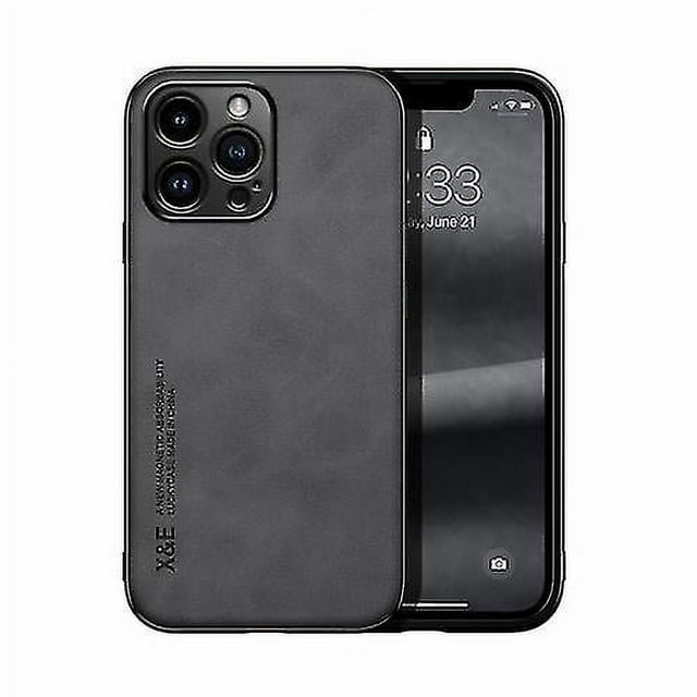 Funda de cuero magnética con tacto de piel para iPhone 14 Pro