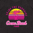 thumbnail image 4 of Inktastic Summer Enjoy the Sunshine Cocoa Beach Florida in Pink Women's Plus Size T-Shirt, 4 of 5