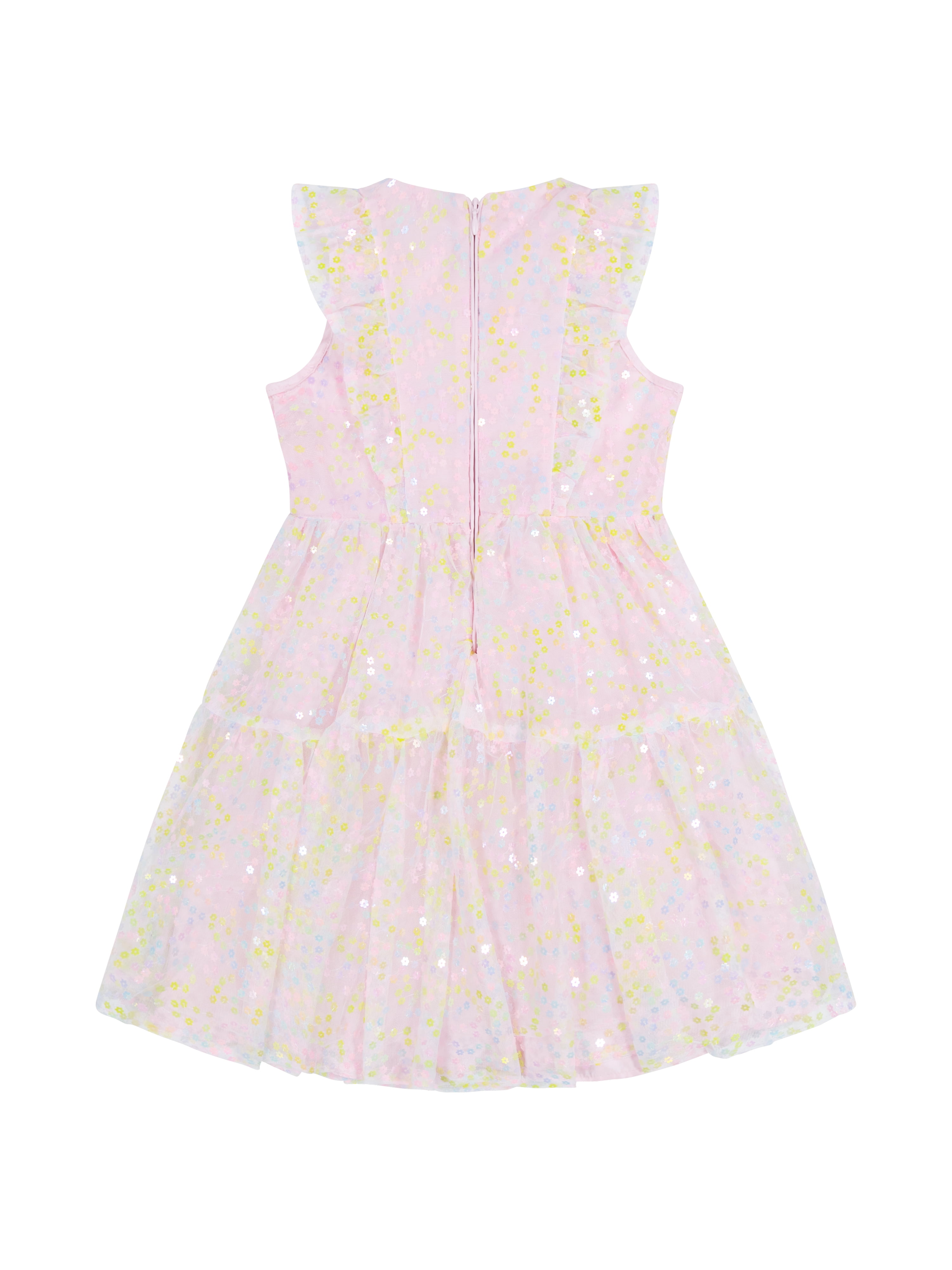 Kensie Girl Sequin Ruffle Special Occasion Dress, Sizes 4-16