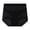 Black, variant on IQPE High Waisted Shaping Boyshort Panties for Women, Tummy Control Seamless No Show Underwear, Invisible Shapewear Briefs with High Rise Full Coverage, Non Roll Non Pinch Black,L