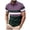 Purple, variant on Adult Polo T Shirts for Men Short Sleeve Button Tees Shirt Lightweight Purple Men's Dress Shirts