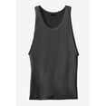 thumbnail image 2 of KingSize Men's Big & Tall Ribbed Cotton Tank Undershirt 3-Pack, 2 of 2