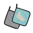 thumbnail image 2 of Caroline's Treasures Crested Duck Blue Check Pair of Pot Holders, 2 of 3