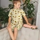 thumbnail image 4 of Balery Watercolor Bee Honey Honeycomb Bee Conjunto de Pijama Infantil de Manga Corta con Estampado – Ropa de Dormir de Algodón Suave-4X-Large, 4 of 6