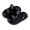 Black, variant on Toddler Boys Girls Solid EVA Sandals, Kids Quick-Dry Waterproof Beach Pool Slides