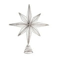 thumbnail image 2 of Estrella con purpurina para la copa del árbol de Navidad, adorno para el porche de la oficina para Año Nuevo Plata, 2 of 8