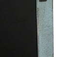 thumbnail image 5 of DecMode Blue Wood Sliding Barn Door Inspired Chalkboard Sign Wall Decor, 5 of 14