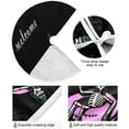 thumbnail image 2 of FMSHPON Skeleton Welcome Xmas Christmas Tree Skirt Stand Mat for Holiday Party Decoration Indoor Outdoor 48 inches, 2 of 6