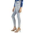 thumbnail image 3 of INC International Concepts Women's High Rise Ripped Skinny Jeans Medium Indigo (Medium Indigo, 6P), 3 of 6