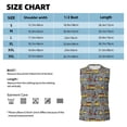 thumbnail image 5 of Lsque Modern Excavator Print Men's Cotton Blend Sleeveless Muscle Shirts (S-3XL)- Moisture Wicking, Odor Protection, UPF 30+,Small, 5 of 8